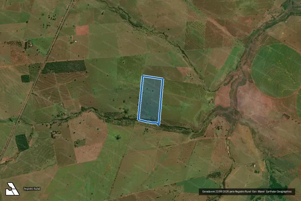Imagem de satélite de ESTÂNCIA FONTE GRANDE - ESTÂNCIA FONTE GRANDE ? Matricula 996 em Presidente Venceslau - SP