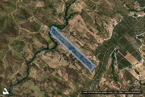 Imagem de satélite de P.A VEREDA DA CUIA  - RESERVA 03 (antigo LOTE 44) - P.A BARREIRINHO  - LOTE 44 em Urucuia - MG
