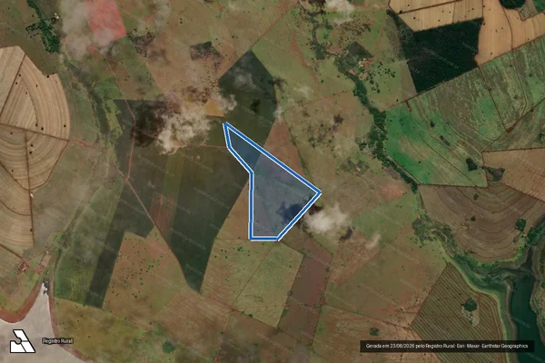 Imagem de satélite de Fazenda São José II - Gleba 01 em Paranaiguara - GO