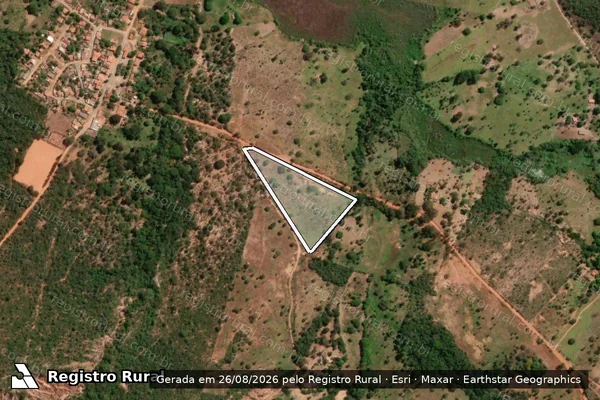 Imagem de satélite de FAZENDA TAMBORILZINHO - Gleba PARQUE 2 em Coração de Jesus - MG