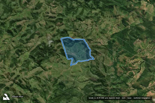 Imagem de satélite de FAZENDA BELA VISTA - Gleba A em Ribeirão do Largo - BA
