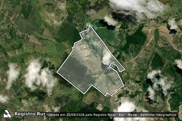 Imagem de satélite de FAZENDA GUARAREMA - Parcela 1 em Santa Luzia do Itanhy - SE