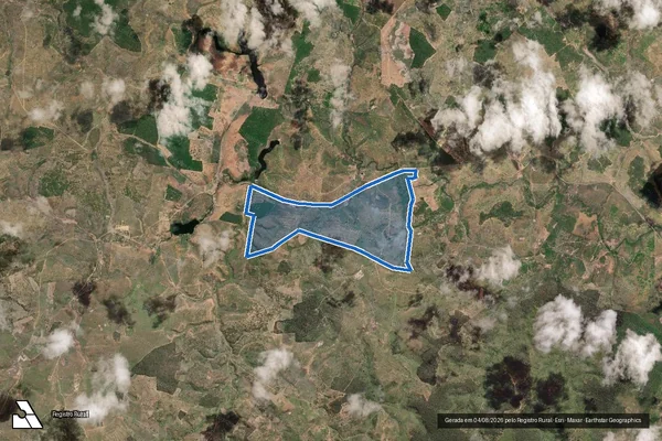 Imagem de satélite de FAZENDA VITÓRIA em Ruy Barbosa - BA