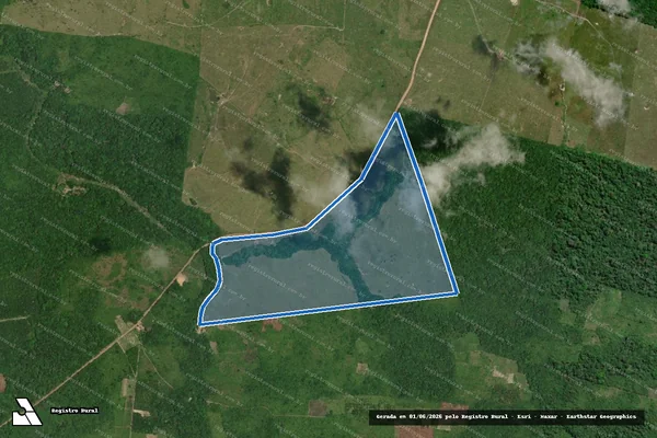 Imagem de satélite de FAZENDA RAIUGA - PARTE III em Bujaru - PA