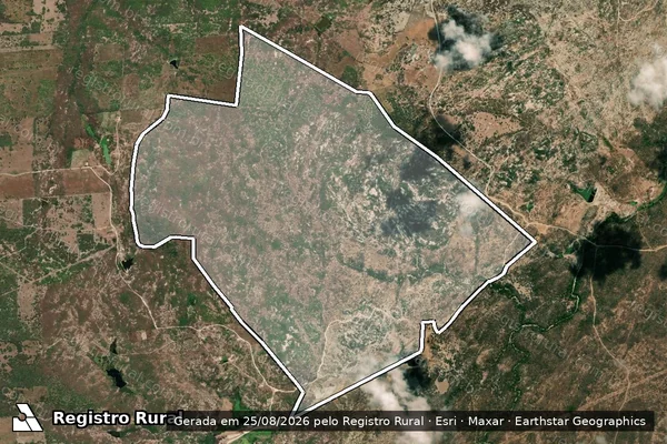 Imagem de satélite de SITIO CABAIBU - Parte 1 em Banabuiú - CE