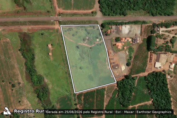 Imagem de satélite de Fazenda Ribeirão Paraízo - Gleba 4 em São Manuel - SP