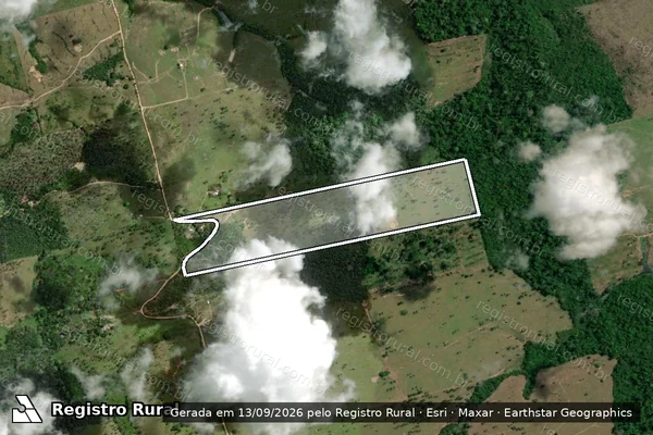 Imagem de satélite de SÍTIO BOA ESPERANÇA - LOTE 22 GLEBA 10 TAI - PARTE A em Brasil Novo - PA