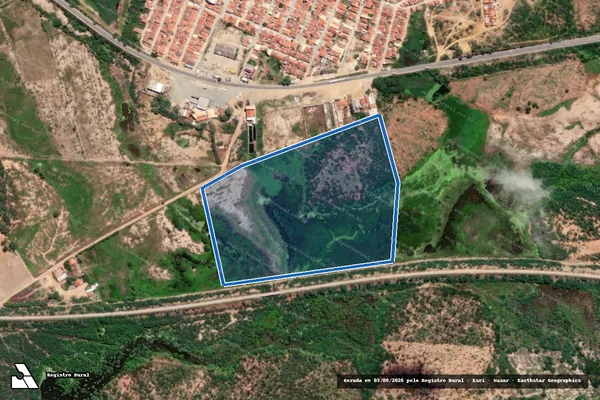 Imagem de satélite de FAZENDA OLINDA, VARZEA DO SACO GRANDE - Parte 2 em Parnamirim - PE