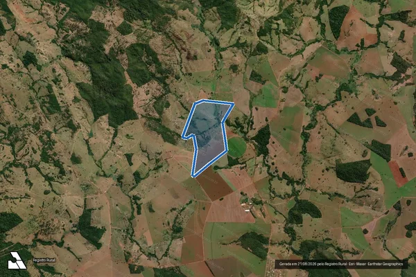 Imagem de satélite de FAZENDA BOA VISTA - 1 em Pontalina - GO