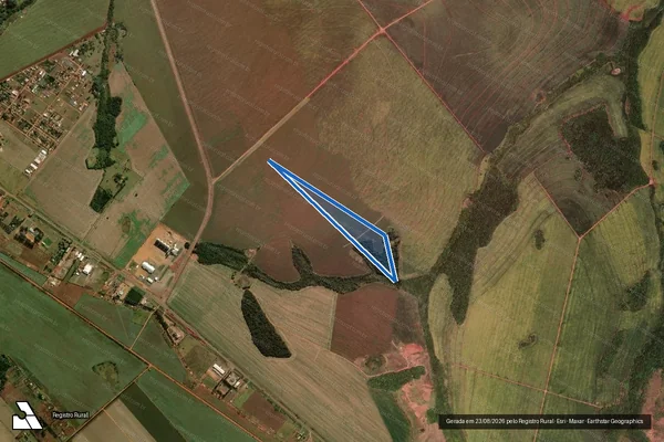 Imagem de satélite de Fazenda Carambola - PARTE 3B em Ponta Porã - MS