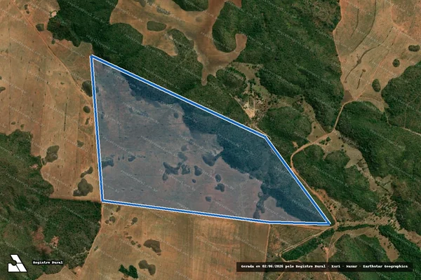 Imagem de satélite de Fazenda Almoço - 001 em Fortaleza dos Nogueiras - MA