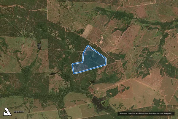 Imagem de satélite de Lote 02, P.A Pontal das Estrelas I - Parte 1 em Araguaçu - TO