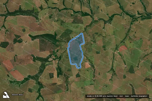 Imagem de satélite de FAZENDA FIGUEIRA  - Parte 1 em Paranaíba - MS