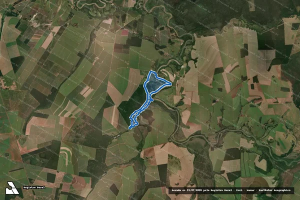 Imagem de satélite de Fazenda Pedrinha - Gleba B - Parte 01 em São Carlos - SP