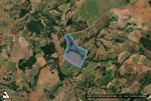 Imagem de satélite de Fazenda São Carlos do Cuiabá - Fazenda Cuiabá ? Gleba B2 em Mococa - SP