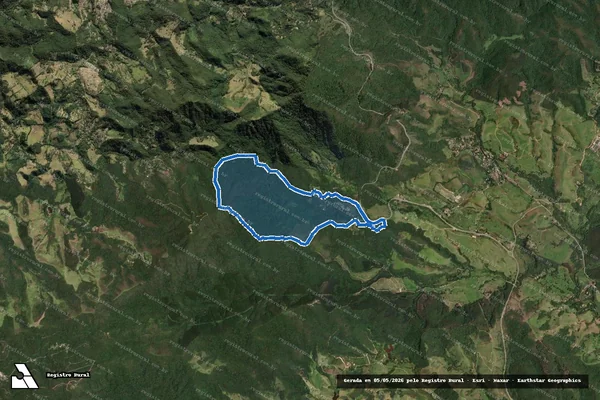 Imagem de satélite de Fazenda Encosta Paradiso em Pindamonhangaba - SP