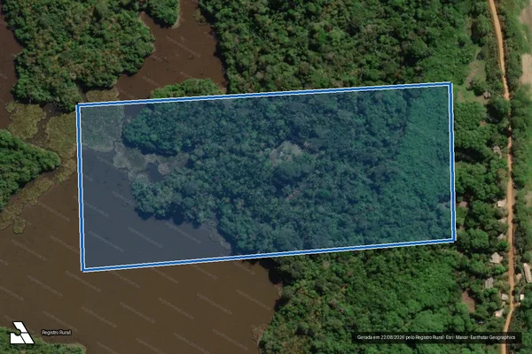 Imagem de satélite de CHÁCARA CJ / CHÁCARA CJ – LOTE 26