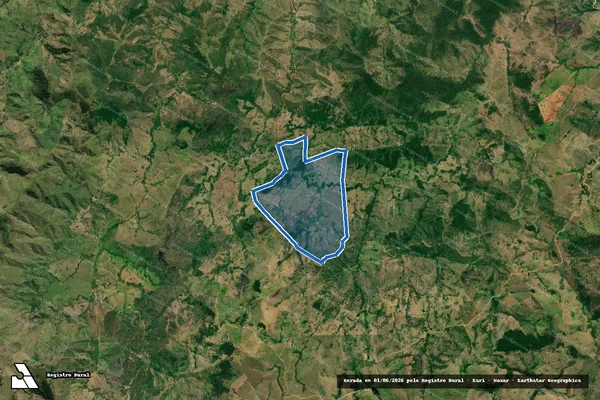 Imagem de satélite de FAZENDA DIAMANTE - FAZ. DIAMANTE em Itamaraju - BA