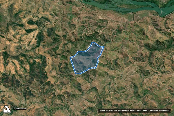 Imagem de satélite de FAZENDA LEMBRANÇAS - Gleba 03 em Governador Valadares - MG
