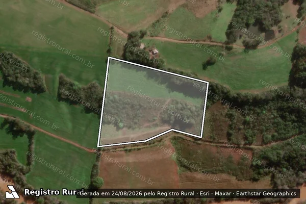 Imagem de satélite de Sitio Boa Vontade ? Linha Bones - Sitio Boa Vontade ? Gleba 01 em Braga - RS