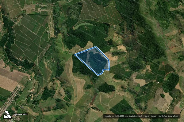 Imagem de satélite de FAZENDA ÁGUA LIMPA - PARCELA 01 em Prado - BA