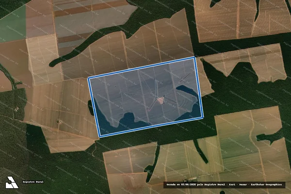 Imagem de satélite de FAZENDA VALE DO VERDE_XVIII em Sorriso - MT