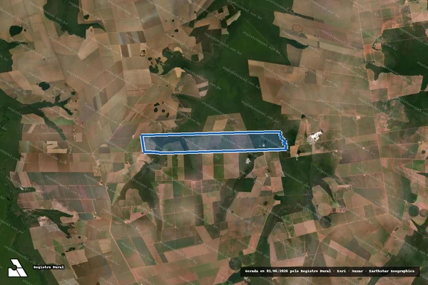 Imagem de satélite de FAZENDA VENTURA LOTE-02 / FAZ-VENTURA-M-2816 em Campo Novo do Parecis - MT