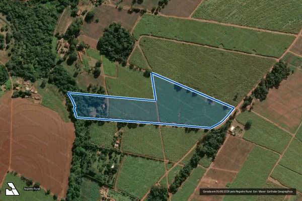 Imagem de satélite de Fazenda Santa Cruz- Quinhão 9 - Parte 1 em Pirassununga - SP