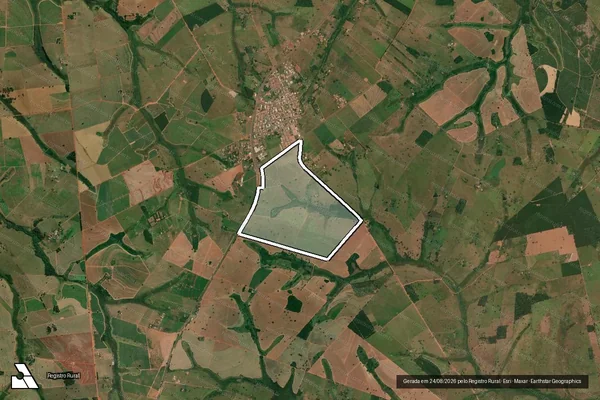 Imagem de satélite de Fazenda Sucupira - Gleba 1 em Macedônia - SP