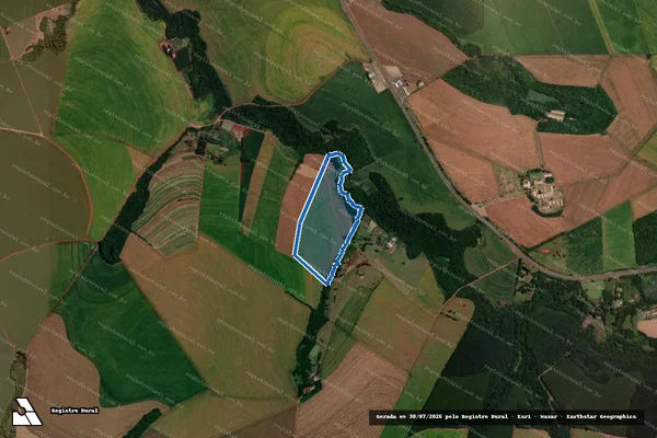 Imagem de satélite de Lote Rural nº 26-E ? 7º Perímetro ?  Gleba Lopeí - Lote Rural nº 26-E em Cascavel - PR