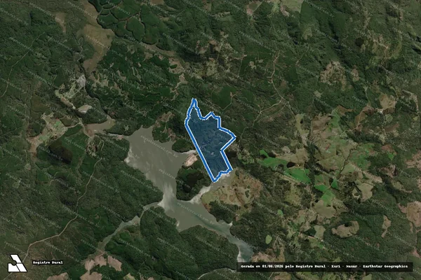 Imagem de satélite de Sítio do Campo / Parte 1 em Canoinhas - SC