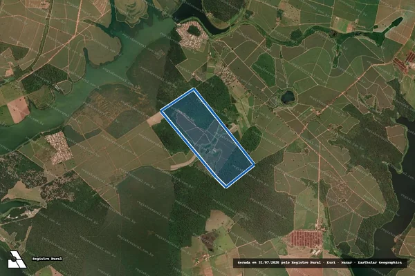 Imagem de satélite de Fazenda Reata em None