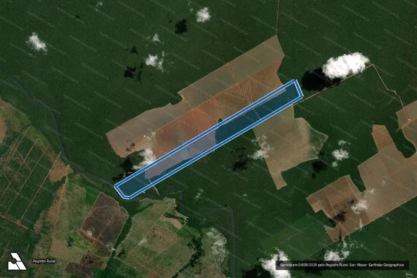 Imagem de satélite de Fazenda Santa Inês - Parte 1 em Nova Maringá - MT