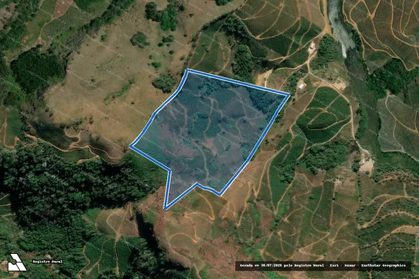 Imagem de satélite de Rio Preto - Rio Preto ? Remanescente 5 em Simonésia - MG