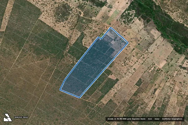 Imagem de satélite de FAZENDA FAZENDINHA - Parte 1 em Água Fria - BA