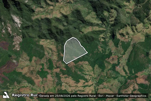 Imagem de satélite de Fazenda Santa catarina - Gleba 1 em Rio Preto - MG