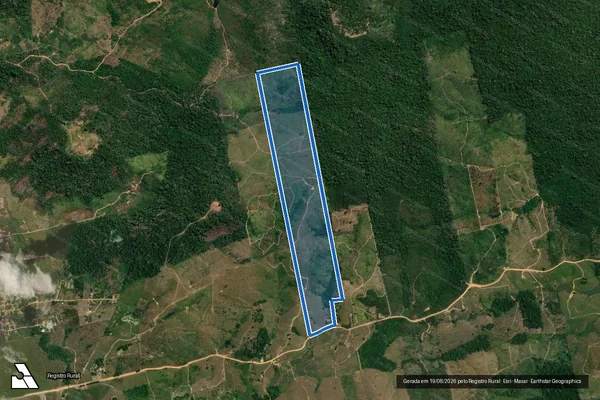Imagem de satélite de SÍTIO CASTANHAU – GLEBA ARURI 2-T / Parte 1
