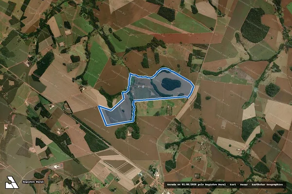 Imagem de satélite de FAZENDAS RIO VERDINHO e LAGINHA - CABECEIRA DA LAGE - 001 em Rio Verde - GO