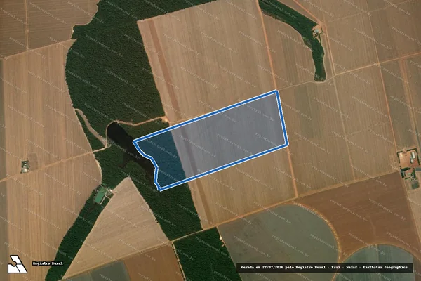 Imagem de satélite de FAZENDA SOSSEGO II - Gleba - B em Nova Ubiratã - MT