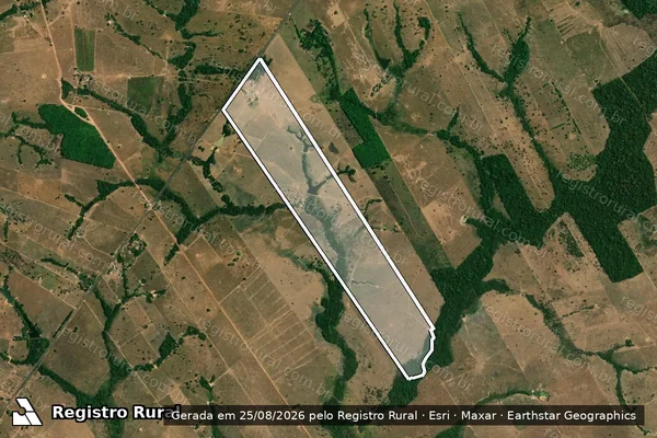 Imagem de satélite de FAZENDA NOSSA SENHORA APARECIDA - Parte 1 em Juara - MT