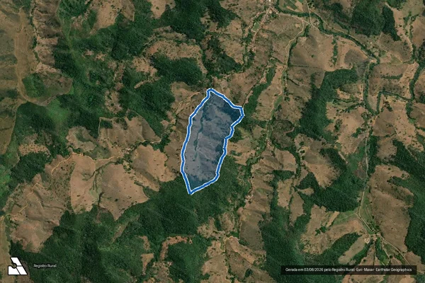 Imagem de satélite de Fazenda Cachoeira - Parte 1 em Guanhães - MG