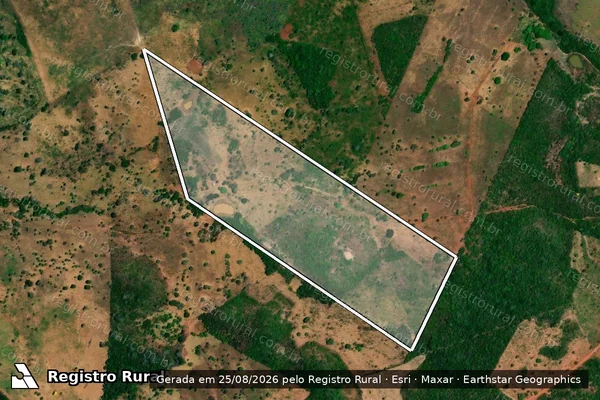 Imagem de satélite de Lote 19-Chácara Alô Brasil-P. A. 17 de Abril