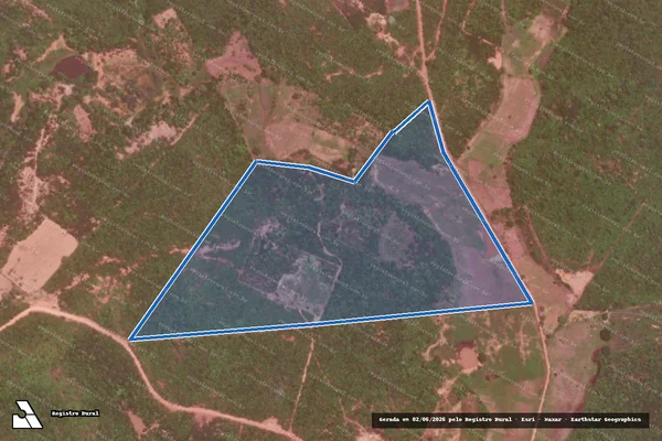 Imagem de satélite de Siriqueira - data Malhada - Parte 1 em Canto do Buriti - PI