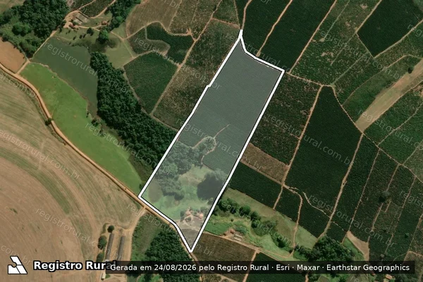 Imagem de satélite de Sítio Santa Edith - Sítio Santa Edith em Santo Antônio do Jardim - SP