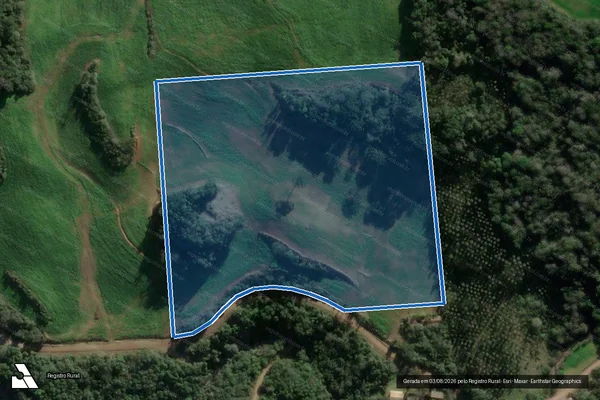 Imagem de satélite de Parte do Lote Rural n.º 101 ? Linha Brasil - Gleba 01 em União da Serra - RS