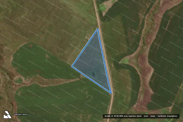 Imagem de satélite de PA SANTO ANGELO - Gleba 6 em Sant'Ana do Livramento - RS