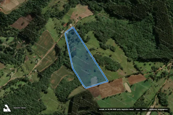 Imagem de satélite de SITIO OSNI DE OLIVEIRA - Parte 1 em Jaborá - SC