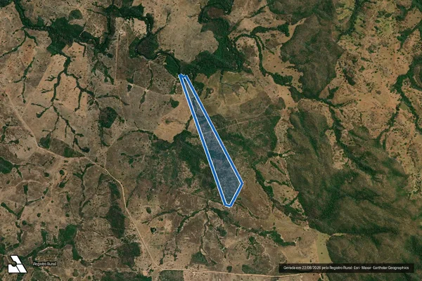 Imagem de satélite de FAZENDA NOSSA SENHORA APARECIDA, QUINHÃO N° 01 - Gleba 03 em Goiás - GO