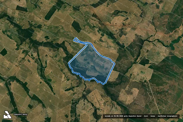 Imagem de satélite de FAZENDA ASSARIZAL - Matrícula 22.609 B em Porto Estrela - MT
