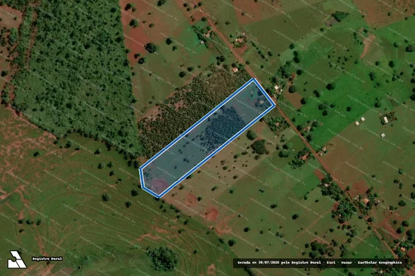 Imagem de satélite de FAZENDA NOVA ALIANÇA - LOTE 83 em Terenos - MS